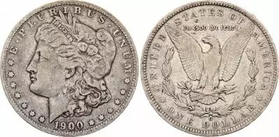 USA 1 Dollar Morgan - Eagle - 1900 O Nouvelle-Orleans