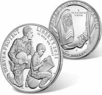 USA 1 Dollar National Law - 2021 - Philadelphie - Proof Silver