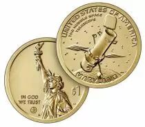USA 1 Dollar T&eacute;lescope Hubble Maryland Innovation 2020 P Philadelphie - SPL