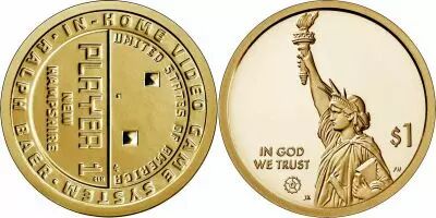 USA 1 Dollar Video Games - New Hampshire Innovation 2021 D Denver