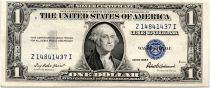 USA 1 Dollar Washington - Silver certificate from 1935 - VF / VF+