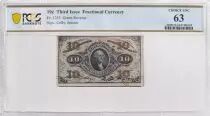 USA 10 Cents - Fractional Currency March 1863 - Choice UNC 63
