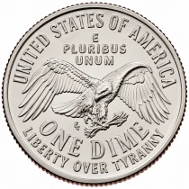 USA 10 Cents - Liberty - Aigle en vol - 2026 - D Denver