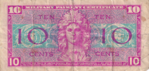 USA 10 Cents - Military Cerificate - 1954 - Série 521 - Numéro 79