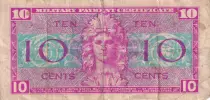 USA 10 Cents - Military Cerificate - 1954 - S&eacute;rie 521 - Num&eacute;ro 79