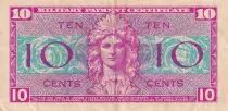 USA 10 Cents - Military Cerificate - Série 521 - SUP - 1954