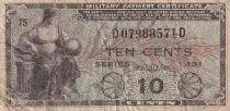 USA 10 Cents - Military Certificate - ND (1951) - P.M23