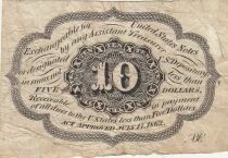 USA 10 Cents - Postage Currency - 1862