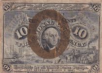 USA 10 Cents - Washington - 03-03-1863 - P.102a