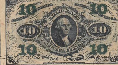USA 10 Cents - Washington - 1863
