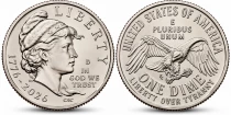 USA 10 Cents 2026 D - Liberty - 250 ans de l\'Ind&eacute;pendance - Denver