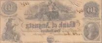 USA 10 Dollars - Bank of Augusta - 18xx - Not issued