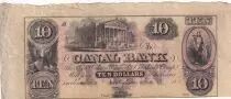 USA 10 Dollars - Canal Bank 18xx - New Orleans- Série A
