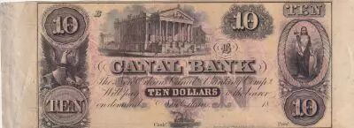 USA 10 Dollars - Canal Bank 18xx - New Orleans- S�rie B