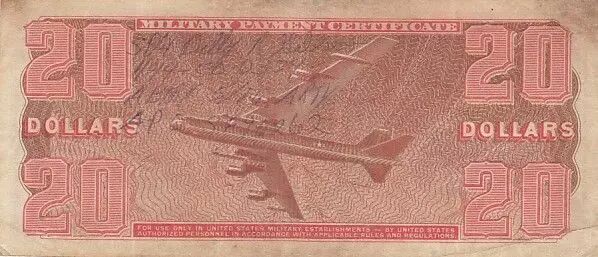 最新作，お得 ◆米軍 軍票 10DOLLARS SERIES 681 ※6.5×15.5㎝ 10ドル札 アメリカ