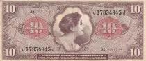 USA 10 Dollars - Military Cerificate - ND (1965) - Serial 641 - P.M63
