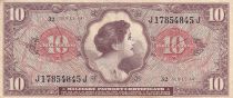 USA 10 Dollars - Military Cerificate - ND (1965) - Série 641 - P.M63