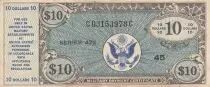 USA 10 dollars - Military Cerificate - S&eacute;rie 472-45 - 1948