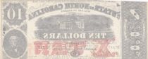 USA 10 Dollars - State of North Carolina - 1863