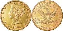 USA 10 Dollars Liberty - Aigle Coronet Head - 1895 Or