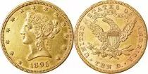 USA 10 Dollars Liberty - Eagle Coronet Head - 1895 Gold