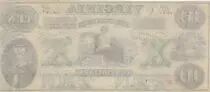 USA 10 Dollars Virginia Treasury note - 1862  - NEUF