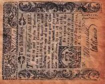 USA 10 Shillings - Counterfeit - New London - 1780