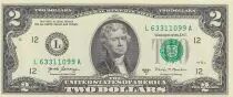 USA 2 Dollar Jefferson - 2017A - L San Francisco - L-A Series