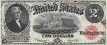 USA 2 Dollars - Jefferson - 1917 - Serial DA