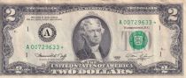 USA 2 Dollars - Jefferson - 1976 - Série remplacement (étoile) - A (Boston) - P.461