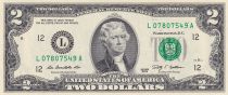 USA 2 Dollars - Jefferson - 2009 - L San Francisco - P.530A