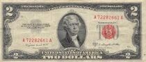 USA 2 Dollars - Jefferson - Series 1953 B - P.380