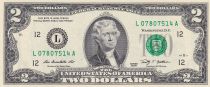 USA 2 Dollars - Thomas Jefferson - 2009 - L - P.503A