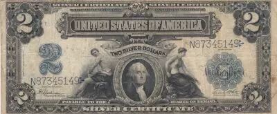 USA 2 Dollars George Washington - Silver certificate - 1899