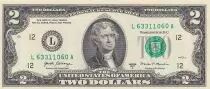 USA 2 Dollars T. Jefferson - 2017 A - L12 San Francisco