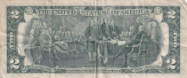 USA 2 Dollars Washington - Thomas Jefferson - 1976 F Green Seal