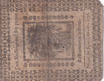USA 2 Shillings 6 Pence - Delaware - 01-01-1776