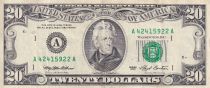 USA 20 Dollars - Jackson - 1993 - A - P.493