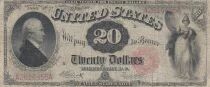 USA 20 Dollars - United States - 1880 - S&eacute;rie A