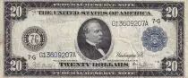 USA 20 Dollars Cleveland - 7-G Chicago - 1914 - S&eacute;rie G13609207A