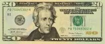 USA 20 Dollars Jackson - Maison Blanche 2017 A - B2 New York
