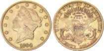 USA 20 Dollars Liberty - Aigle Coronet Head - 1898 San Francisco Or