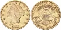 USA 20 Dollars Liberty - Eagle Coronet Head - 1898 San Francisco  Gold