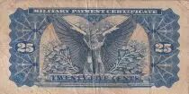 USA 25 Cents - Military Cerificate - 1970 - Serial 692 - M.93
