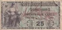 USA 25 Cents - Military Certificate - ND (1951) - P.M24