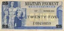 USA 25 Cents - Military Payment - ND (1970-1973)