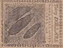 USA 30 Dollars Continental Colonial Currency - Philadelphie - 26-09-1778
