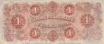 USA 4 Dollars - Commercial Bank - Wilmington - 1862