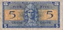 USA 5 Cents - Military Cerificate - 1954 - S&eacute;rie 521 - M.29