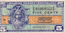USA 5 Cents - Military Cerificate - 1954 - Série 521 - M.29
